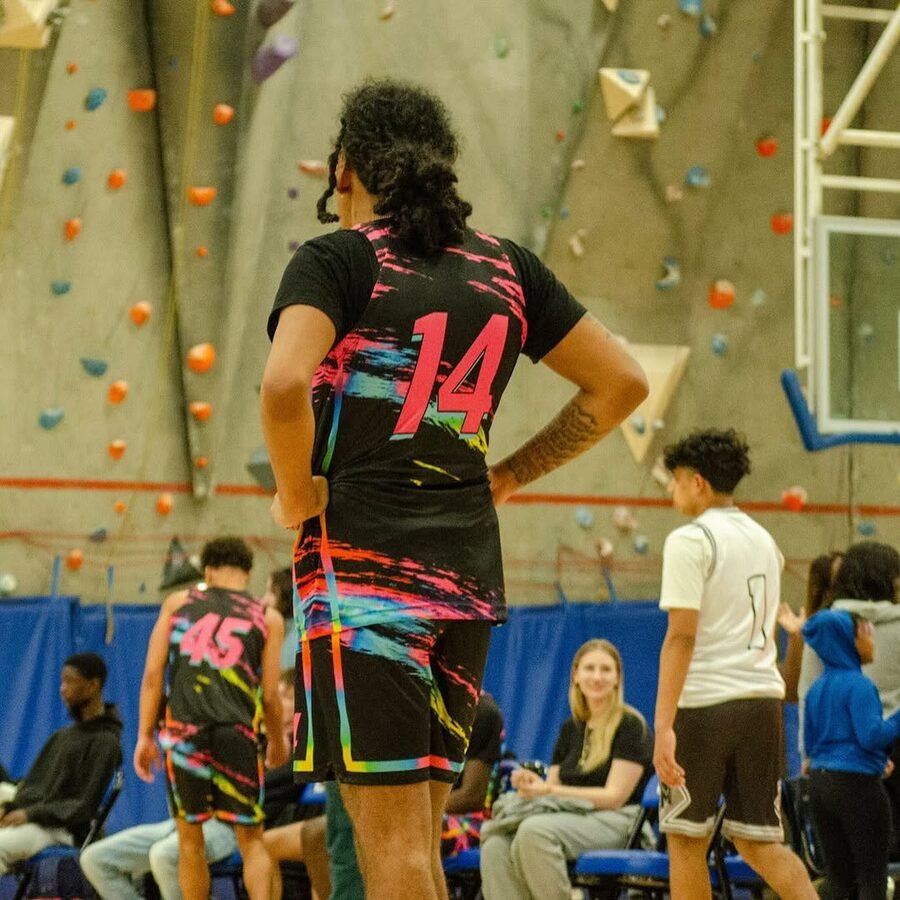 Vipers player number 14 courtside at a tournament